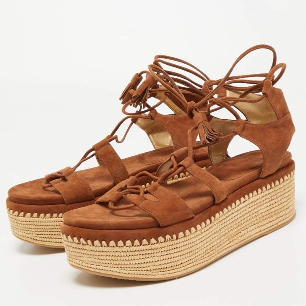 Stuart Weitzman Romanesque Platform Gladiator San… - image 2